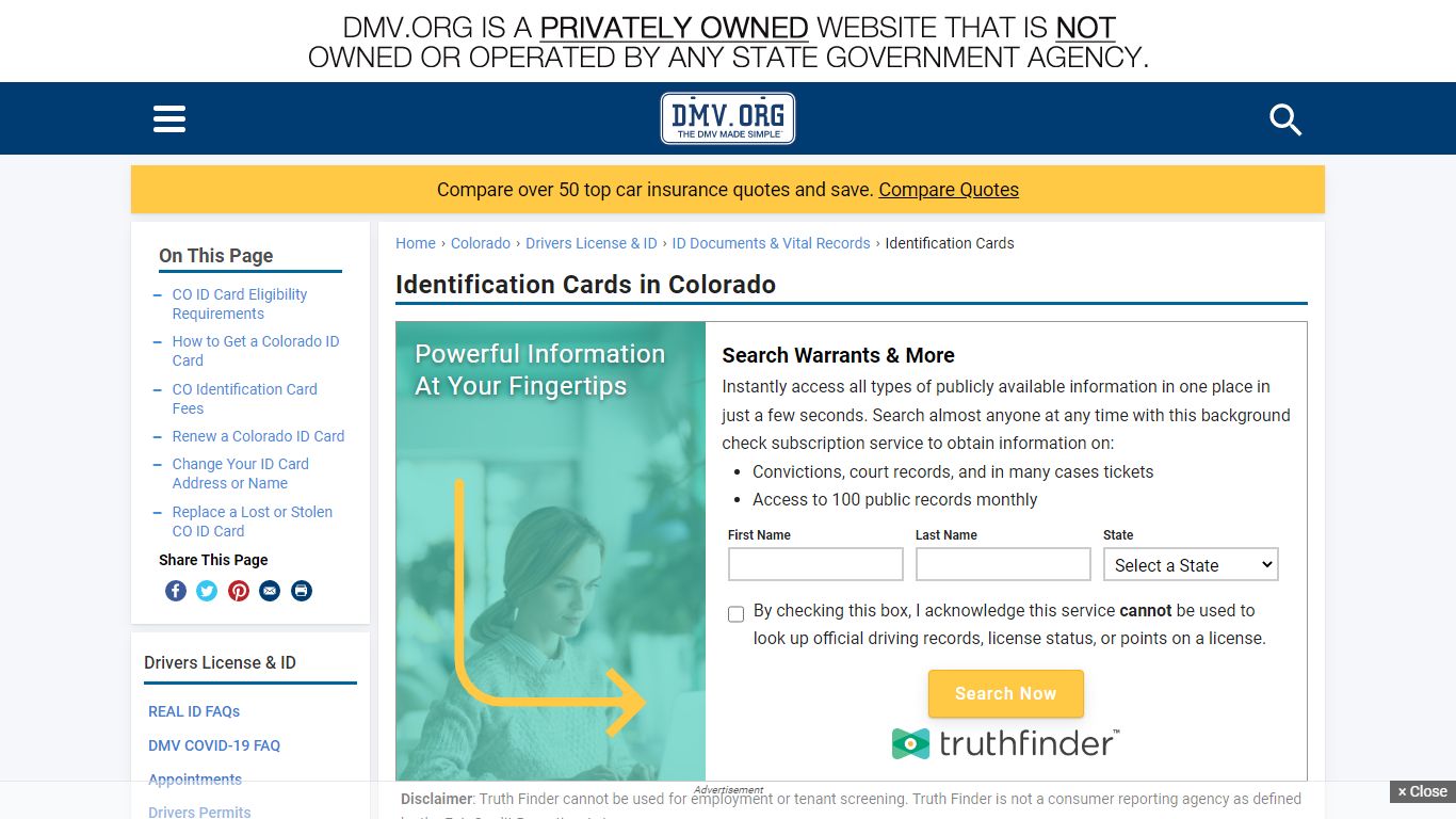 Apply for a New Colorado Identification Card | DMV.ORG